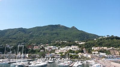 Aussicht auf die Gemeinde Casamicciola Terme Insel Ischia