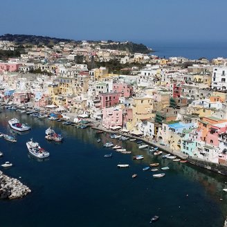 Insel Procida Fischerhafen Corricella