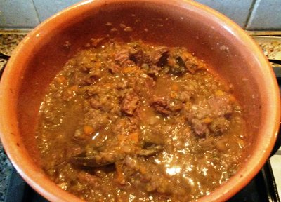 Die Sauce "la genovese", Neapel 