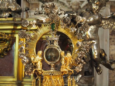 Ampulle mit dem Blut des heiligen San Gennaro, Neapel