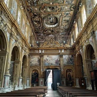 Kirche San Gregorio Armeno, Neapel. Auch bekannt als Kirche der heiligen Patrizia