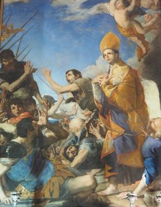 San Gennaro steigt unversehrt aus dem Ofen, Jusepe de Ribera, Cappella San Gennaro, Neapel