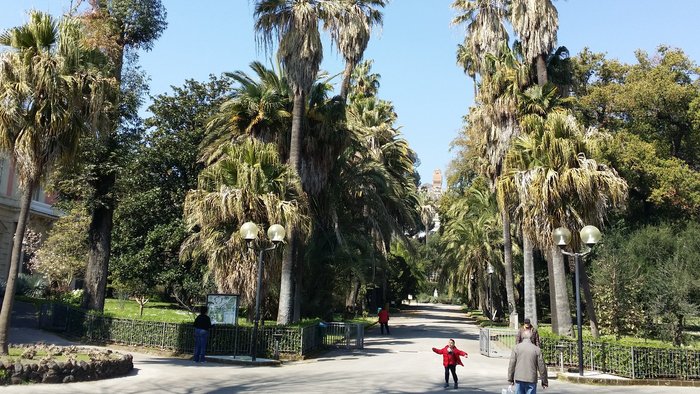 botanische Garten Neapels