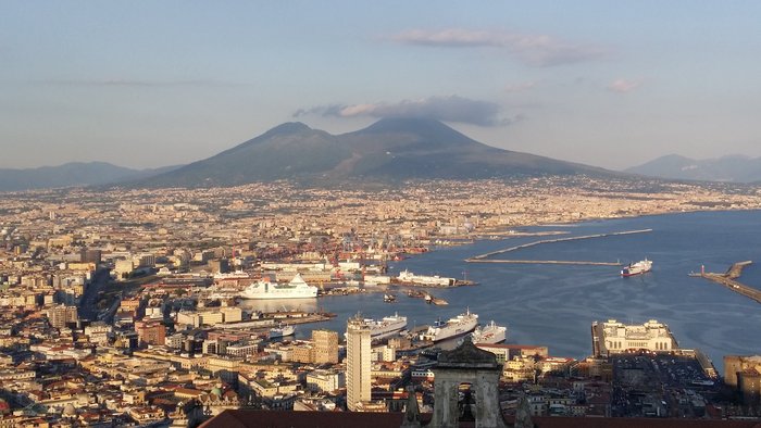 Panorama Neapel - Vesuv